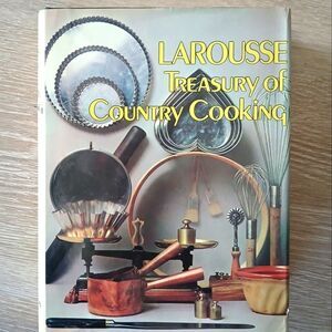 Vintage 1978 Larousse Treasury of Country Cooking Book Hardcover Culinary